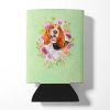 Basset Hound Green Flowers Can Hugger
