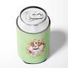 Beagle Green Flowers Can Hugger