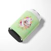 Bichon Frise #1 Green Flowers Can Hugger