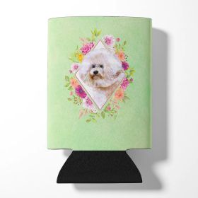 Bichon Frise #1 Green Flowers Can Hugger