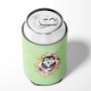 Alaskan Malamute 3 Green Flowers Can Hugger