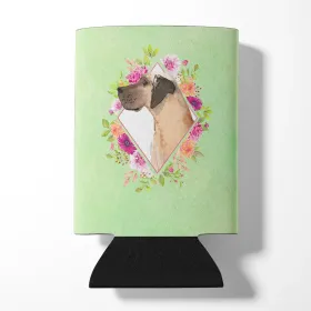 Great Dane - Fawn - Green Flowers Can Hugger