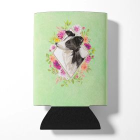 Border Collie Green Flowers Can Hugger