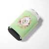 Bichon Frise #2 Green Flowers Can Hugger