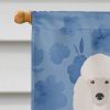 Poodle 1 Welcome House Flag