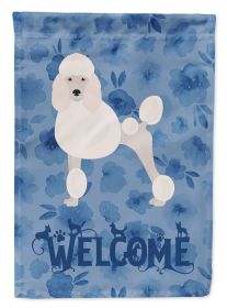 Poodle 1 Welcome House Flag