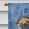 Pug 1 Welcome House Flag