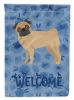 Pug 1 Welcome House Flag