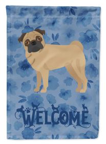 Pug 1 Welcome House Flag