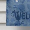 Basenji 1 Welcome House Flag
