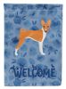 Basenji 1 Welcome House Flag