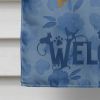 Doberman 2 Welcome House Flag