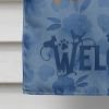 German Shepherd 3 Welcome House Flag