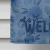 Poodle 2 Welcome House Flag