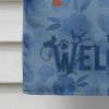 Rottweiler 1 Welcome House Flag