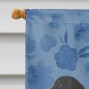 Dachshund 2 Welcome House Flag