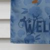 Dachshund 2 Welcome House Flag