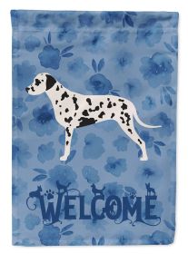 Dalmatian 4 Welcome House Flag