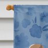 Basset Hound 4 Welcome House Flag