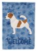 Jack Russell Terrier 6 Welcome House Flag