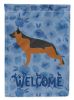 German Shepherd 4 Welcome House Flag