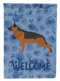 German Shepherd 4 Welcome House Flag