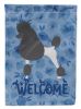 Poodle 3 Welcome House Flag