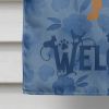 Pug 2 Welcome House Flag