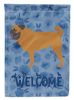 Pug 2 Welcome House Flag