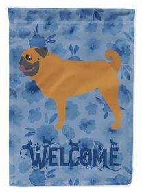 Pug 2 Welcome House Flag