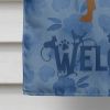 Rottweiler 2 Welcome House Flag