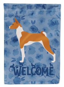 Basenji 2 Welcome House Flag