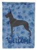 Great Dane 2 Welcome House Flag