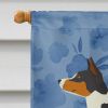 Basenji 3 Welcome House Flag