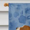 Basset Hound 5 Welcome House Flag