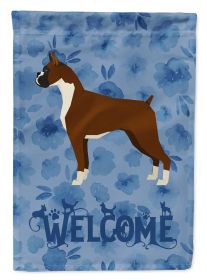 Boxer 4 Welcome House Flag