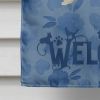 Chinese Crested 2 Welcome House Flag