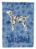 Dalmatian 5 Welcome House Flag