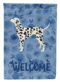 Dalmatian 5 Welcome House Flag