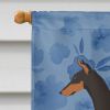 Doberman 4 Welcome House Flag