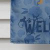 German Shepherd 5 Welcome House Flag