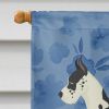 Great Dane 3 Welcome House Flag