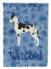 Great Dane 3 Welcome House Flag