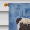 Pug 3 Welcome House Flag
