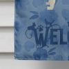 Toy Fox Terrier 3 Welcome House Flag