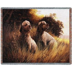 Clumber Spaniel - Cotton Woven Blanket