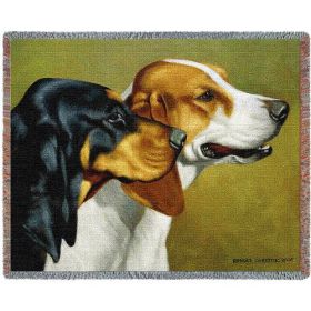 Coonhounds - Cotton Woven Blanket