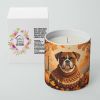 Boxer Fall Decorative Soy Candle