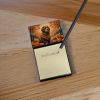 Briard 2 Fall Sticky Note Holder