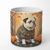 Bulldog - White - Fall Decorative Soy Candle